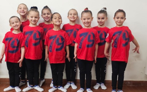 Le atlete del vivaio Gal al Supergym a Ternate