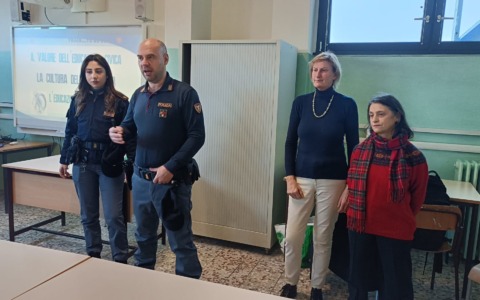 Studenti a lezione di sicurezza nel ricordo di Sandra