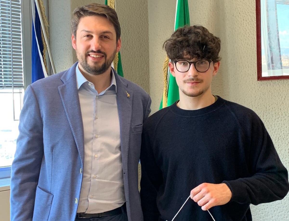 Il campione italiano di Intelligenza artificiale premiato in Regione