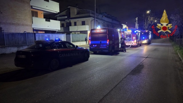 Incendio in un appartamento, salvato un gatto
