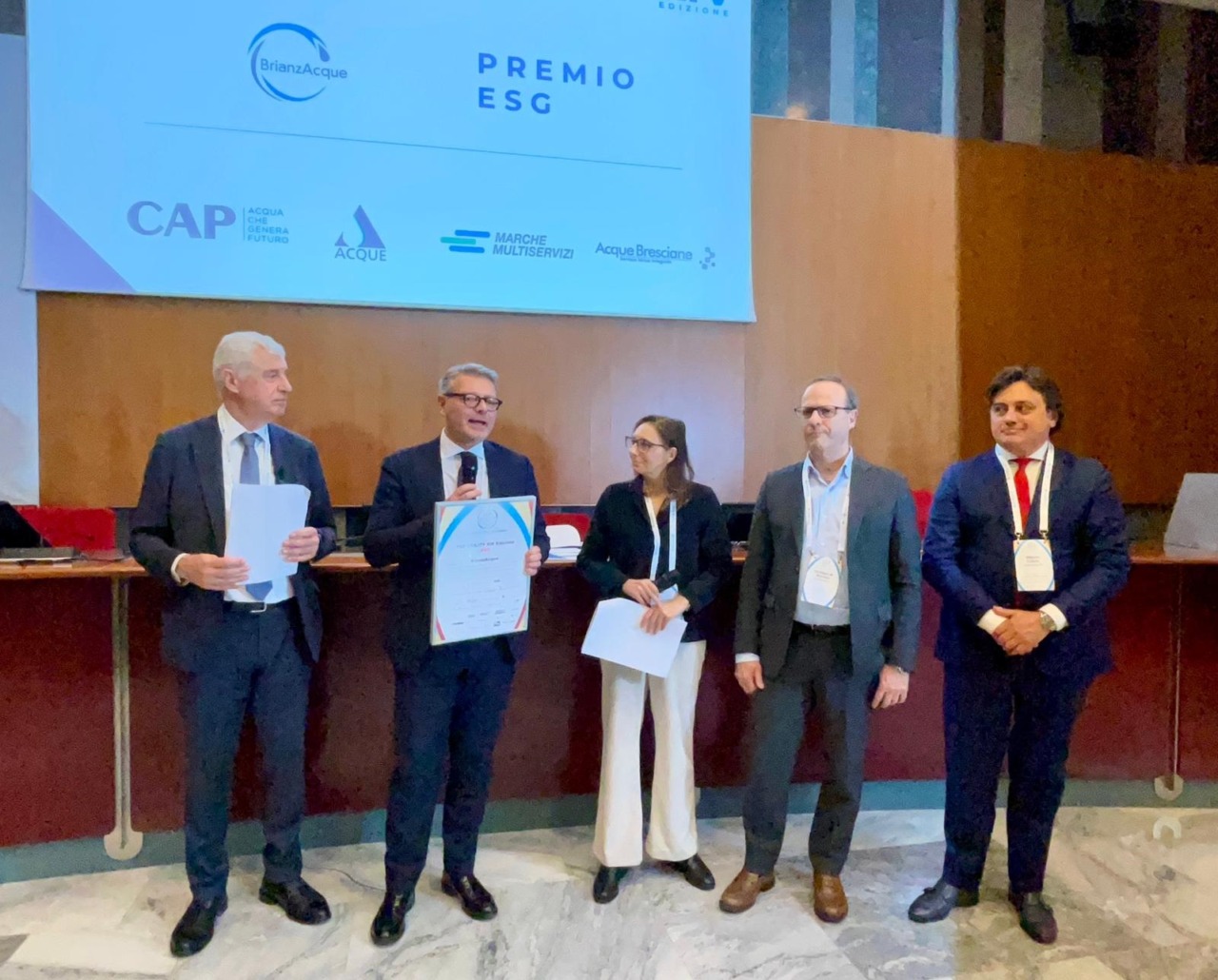 BrianzAcque migliore azienda italiana di servizi pubblici