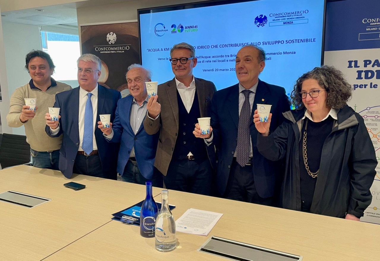 L’acqua di Brianzacque nei ristoranti