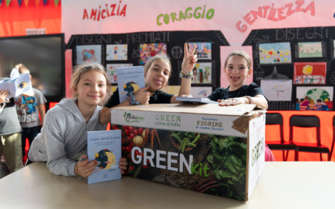 Consegnato il Green kit alla primaria Moro