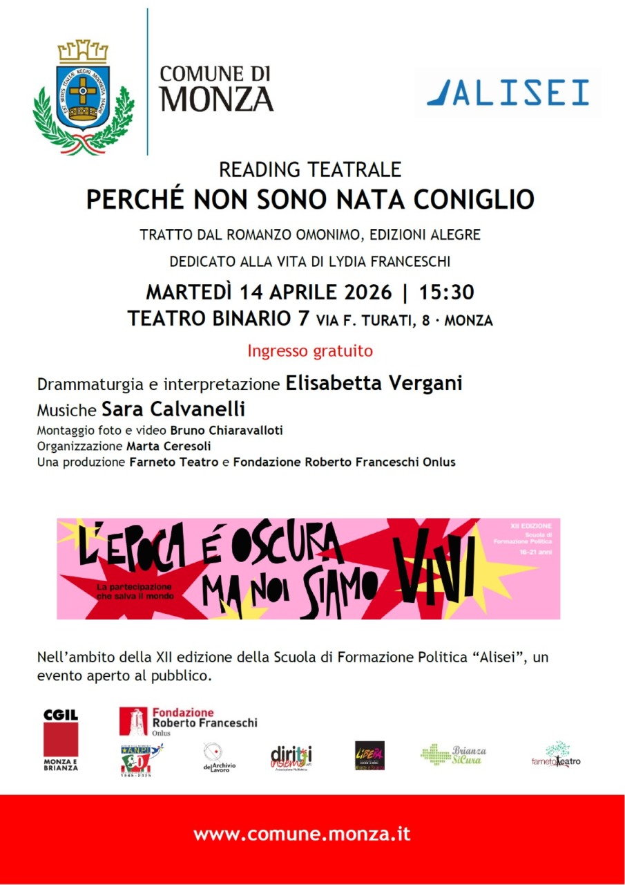 Reading teatrale sulla vita di Lydia Franceschi