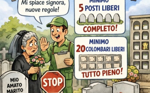 Cimiteri pieni: limiti alle sepolture accanto  al coniuge e per i non residenti