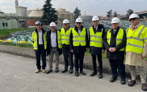 Assolombarda in visita al depuratore di Monza