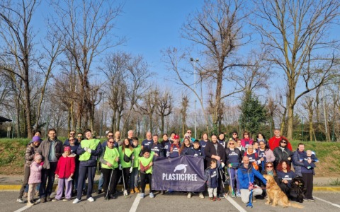 Con Plastic Free raccolti ben 1.300 chili di rifiuti abbandonati