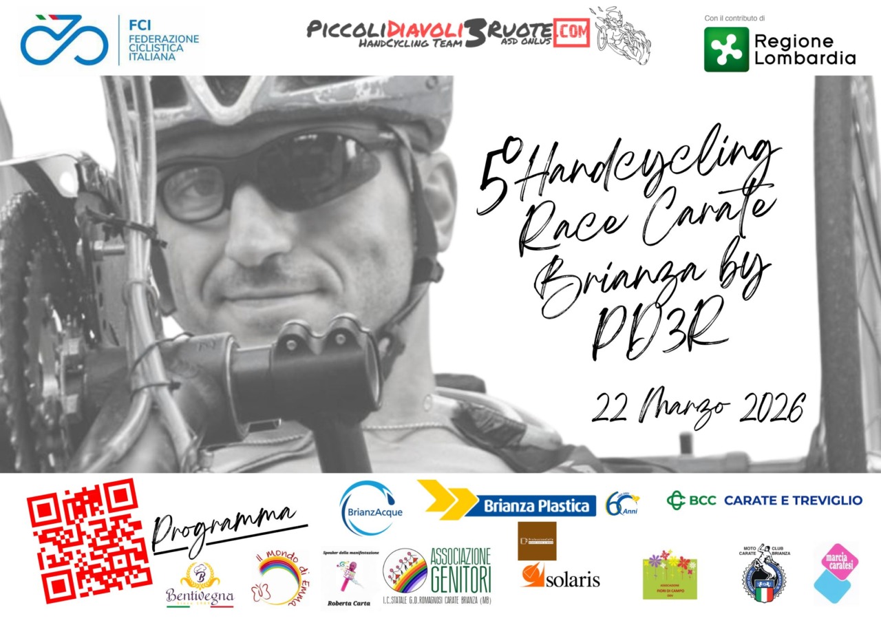 A Carate Brianza la quinta edizione della Handcycling Race in memoria del presidente onorario