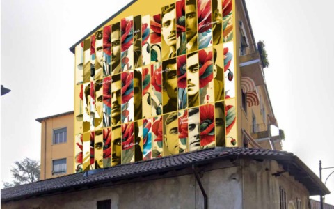 Un maxi murales per imprimere per sempre nella memoria il sacrificio dei Martiri Vimercatesi