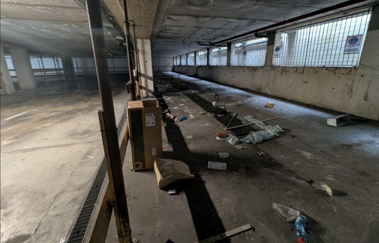 Parcheggio da paura in centro città