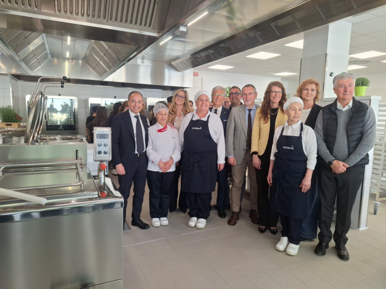 Inaugurato il nuovo centro cottura: 2mila pasti al giorno per le scuole