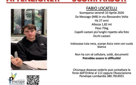Scomparso da venerdì: continuano le ricerche di Fabio Locatelli