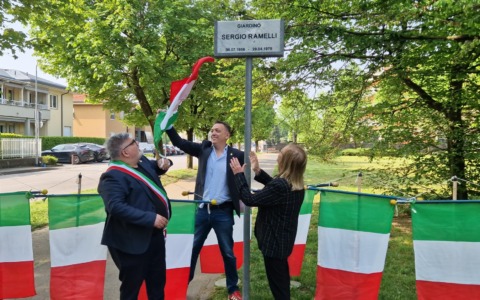 I giardini di via Edison intitolati a Sergio Ramelli: “Un dovere civico”