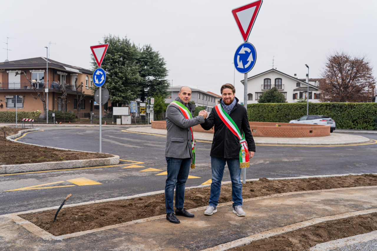 La rotatoria del Ceredo intitolata a Garinei e Giovannini