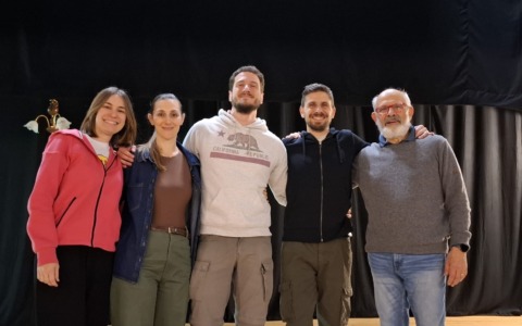 Padre e figlio insieme sul palco di TeatrOreno