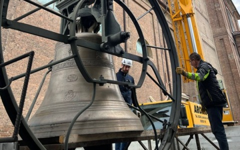 Le campane della Basilica sotto i ferri per tre settimane