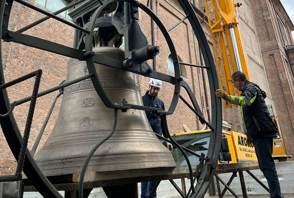Le campane della Basilica sotto i ferri per tre settimane