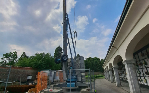 Nuova sala dell’ultimo saluto al cimitero di Vimercate