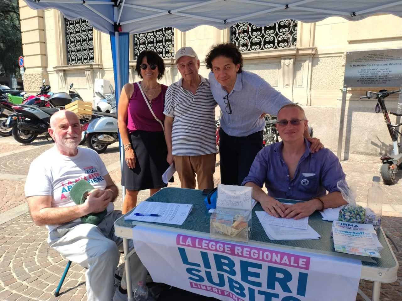 Fine vita, Marco Cappato lancia a Monza la raccolta firme per la proposta di legge “Liberi Subito”