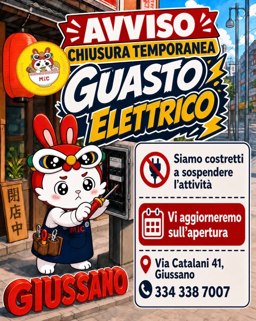Manca l’agibilità, chiuso il Ramen Giussano