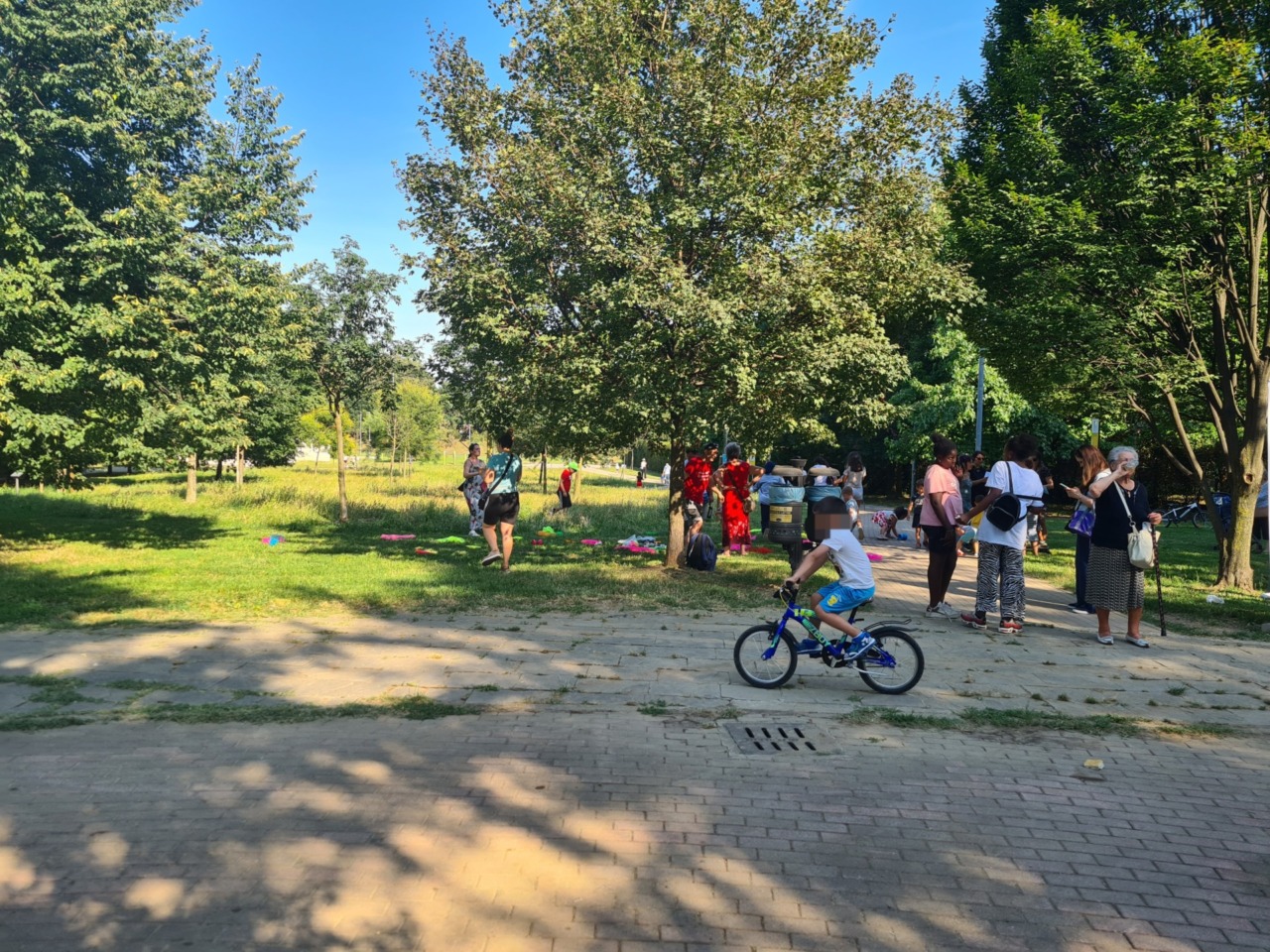 Monza inaugurazione parco via Silone-Boezio