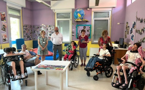 Il Garante regionale per i diritti dei disabili in visita al CDD Gallarana