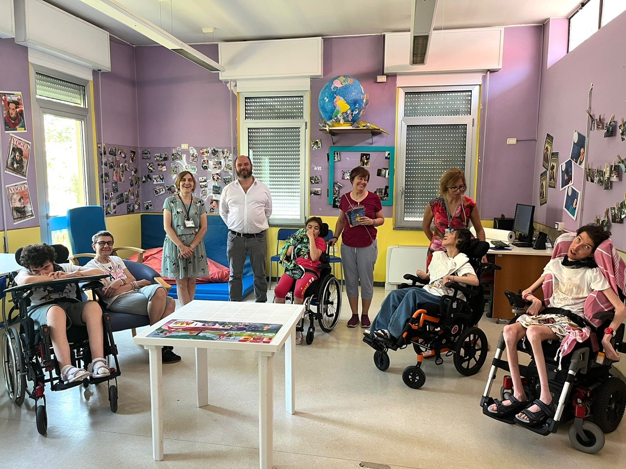 Il Garante regionale per i diritti dei disabili in visita al CDD Gallarana