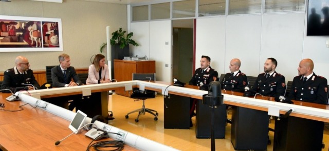 Carabinieri Seregno premiati in Regione
