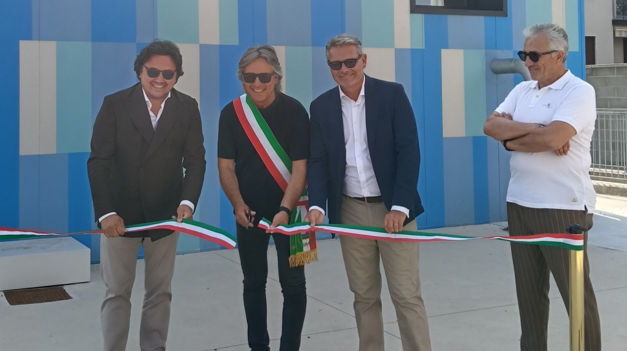 Taglio del nastro per il rinnovato potabilizzatore di Varedo