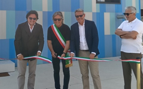 Taglio del nastro per il rinnovato potabilizzatore di Varedo