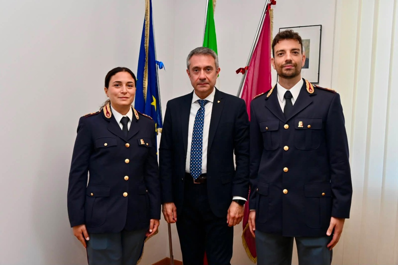 La Questura accoglie due nuovi Commissari della Polizia di Stato