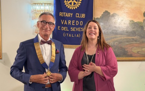 Passaggio di consegne alla guida del Rotary Club di Varedo e del Seveso