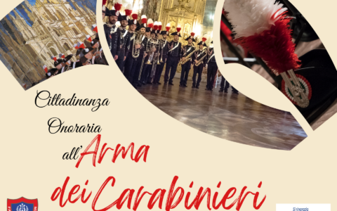 Carate Brianza conferisce la cittadinanza onoraria all’Arma dei Carabinieri