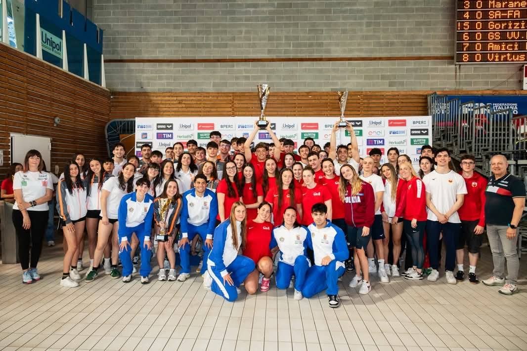 In Sport Rane Rosse campioni d’Italia di Nuoto di salvamento