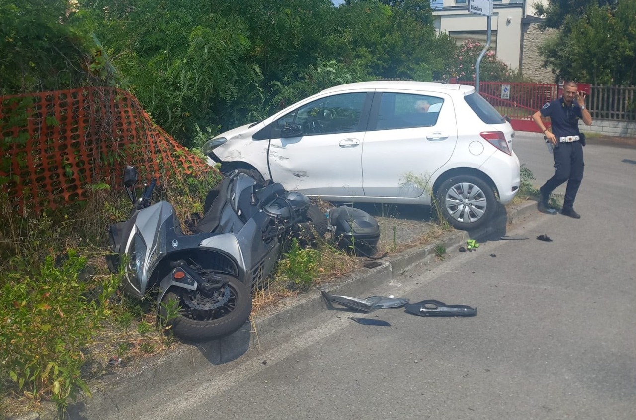 Schianto in moto, grave un 33enne residente ad Agrate