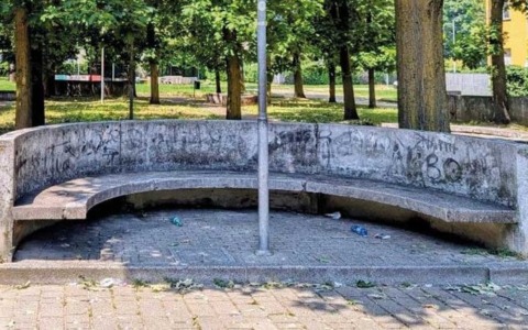 Via le panchine in muratura ritrovo per fracassoni: al loro posto nuovi alberi ed essenze