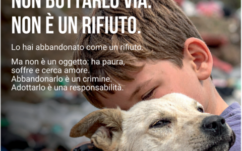 “Non buttarlo via, non è un rifiuto”, adesione alla campagna estiva dell’Enpa