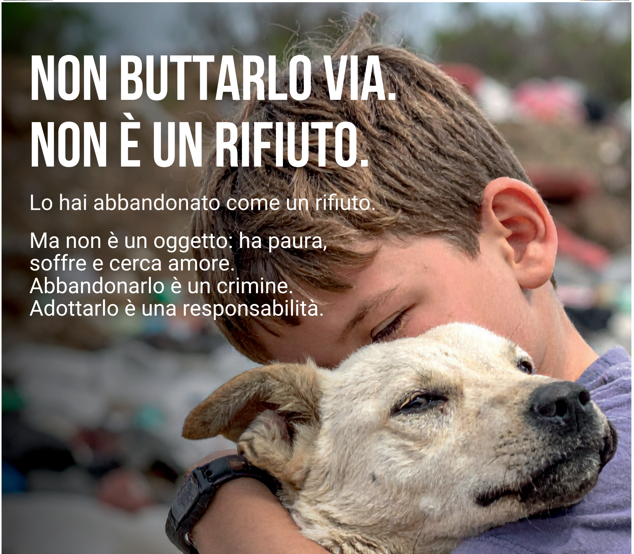 “Non buttarlo via, non è un rifiuto”, adesione alla campagna estiva dell’Enpa