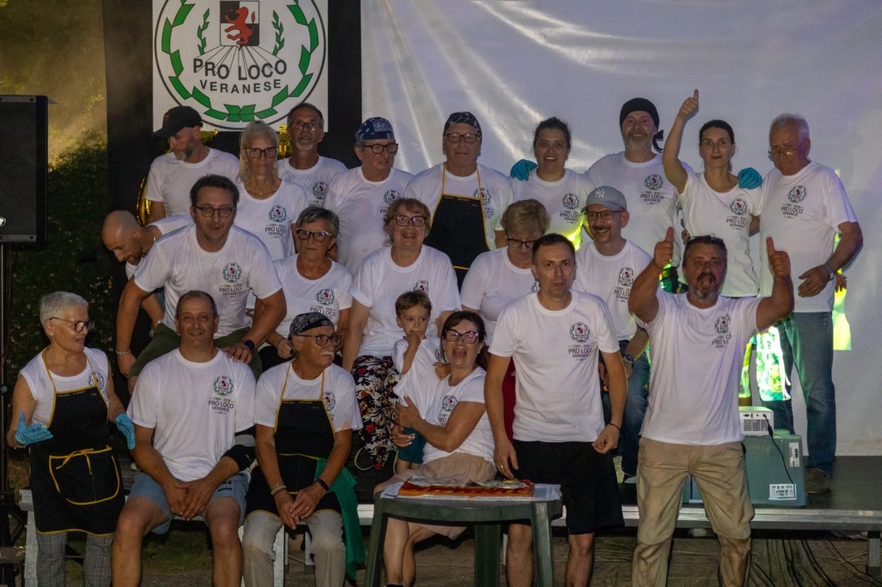 Festa grande per i 40 anni della Proloco veranese