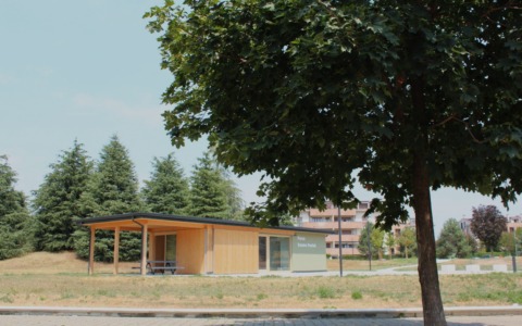 Taglio del nastro per il nuovo Parco Pertini