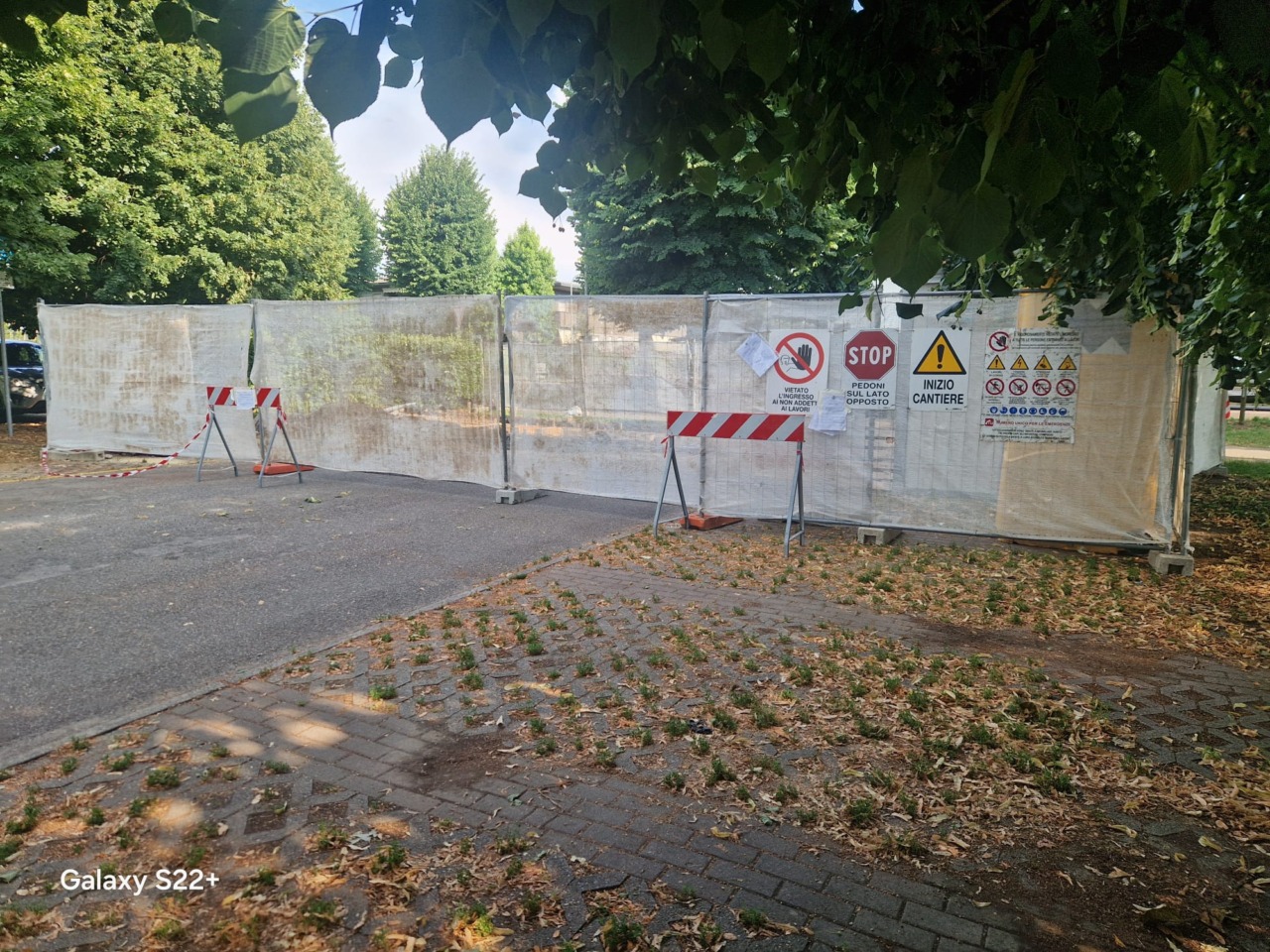 In costruzione nuovi bagni e spogliatoi al parco