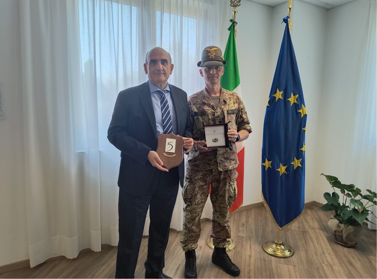 Incontro del Prefetto con il Comandante dell’Operazione strade sicure