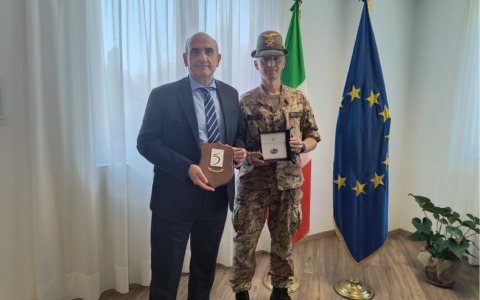 Incontro del Prefetto con il Comandante dell’Operazione strade sicure