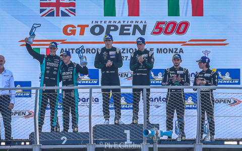 GT Open 500 a Monza, Villorba Corse vince con Moncini e Testa su Lamborghini