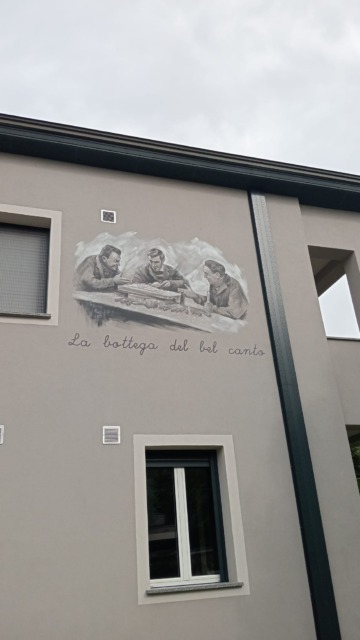 Nuovo murales a Paina di Giussano, celebra “La bottega del bel canto”