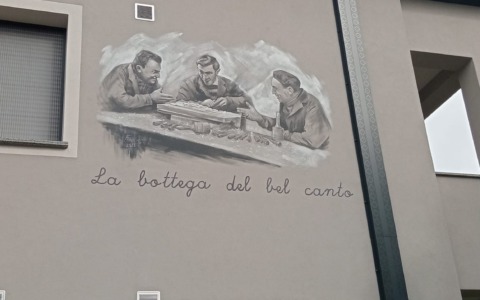 Nuovo murales a Paina di Giussano, celebra “La bottega del bel canto”