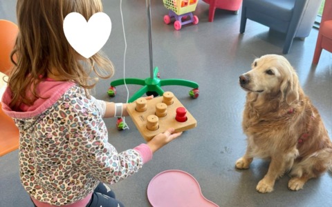 In ospedale c’è Dilly, l’angelo dei bambini ricoverati