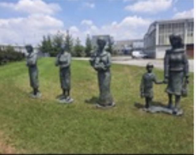 statue rubate a Birone