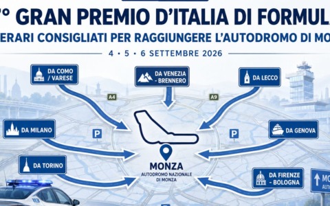 GP di Monza: i cambi di viabilità e i consigli per raggiungere l’autodromo della Polizia di Stato