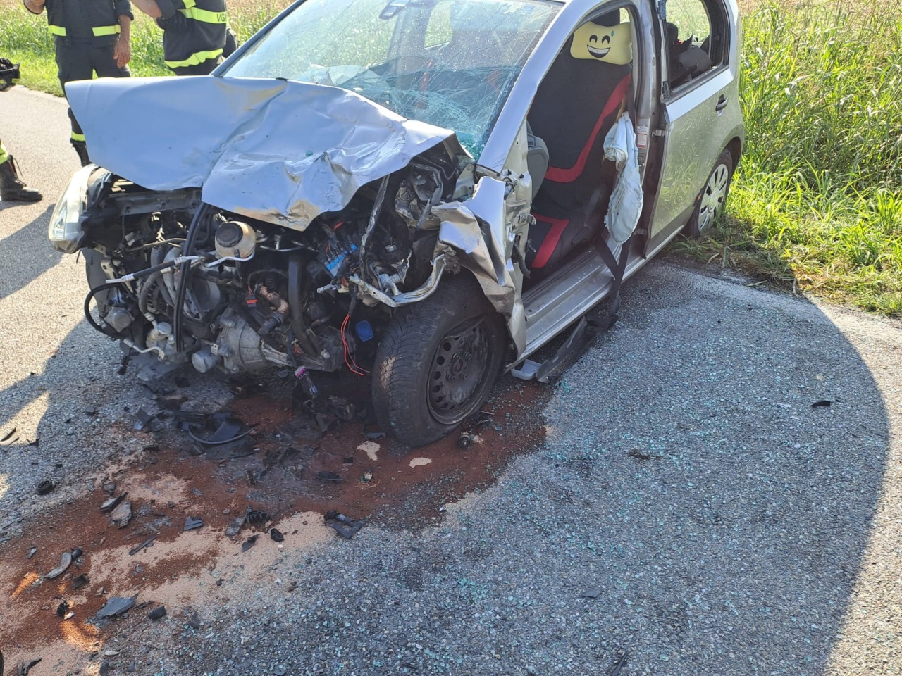 Scontro tra quattro auto, paura nella mattinata a Burago